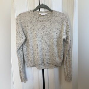Everlane cashmere donegal cropped Sweater